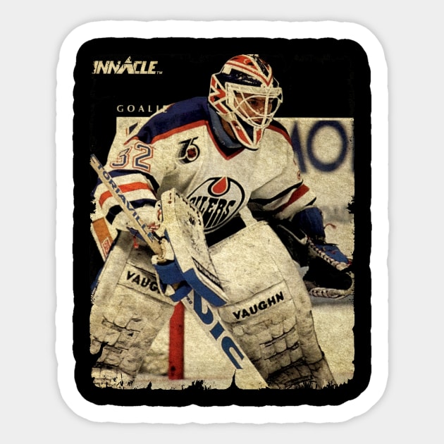 Ron Tugnutt - Edmonton Oilers, 1993 (29 GP) Sticker by Momogi Project